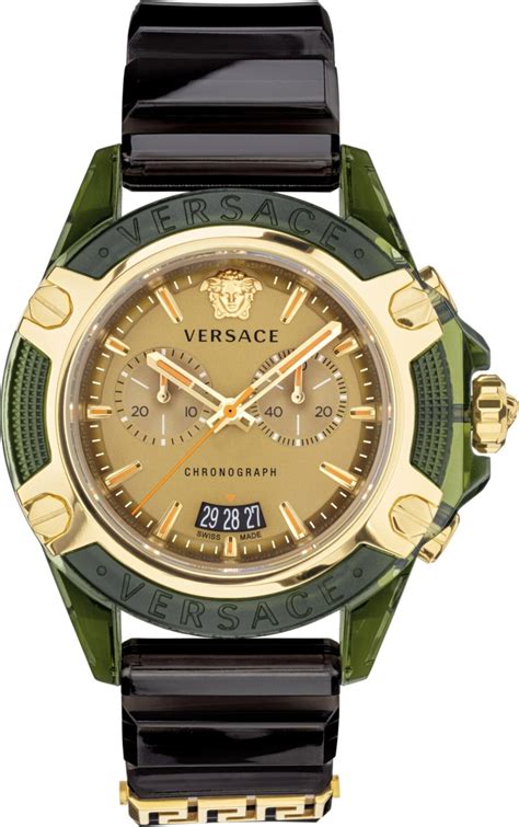 versace icon active watch|versace chrono watch.